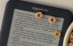 EBook Screenshot of the Amazon Kindle Zest ad with the Cheerios