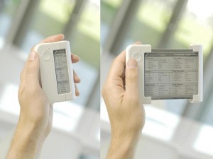 The Polymer Vision Readius pocket e-reader