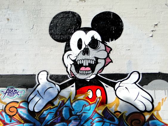 Mickey Mouse street art