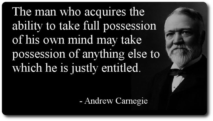 Andrew Carnegie quote