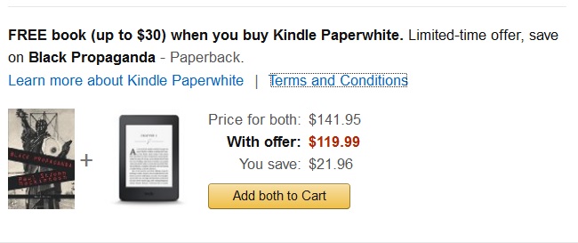 Kindle Paperwhite offer